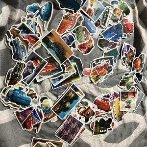 Multicolored Disney Pixar Cars Stickers